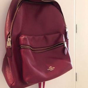Coach Leather Back Pack